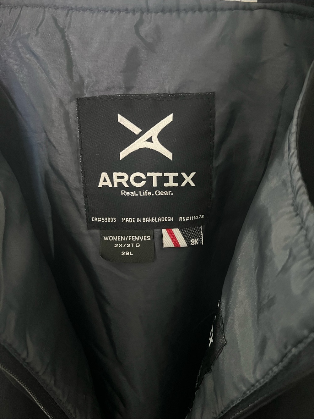 Arctix Snow Bib 2X/29” Inseam - Picture 3 of 12